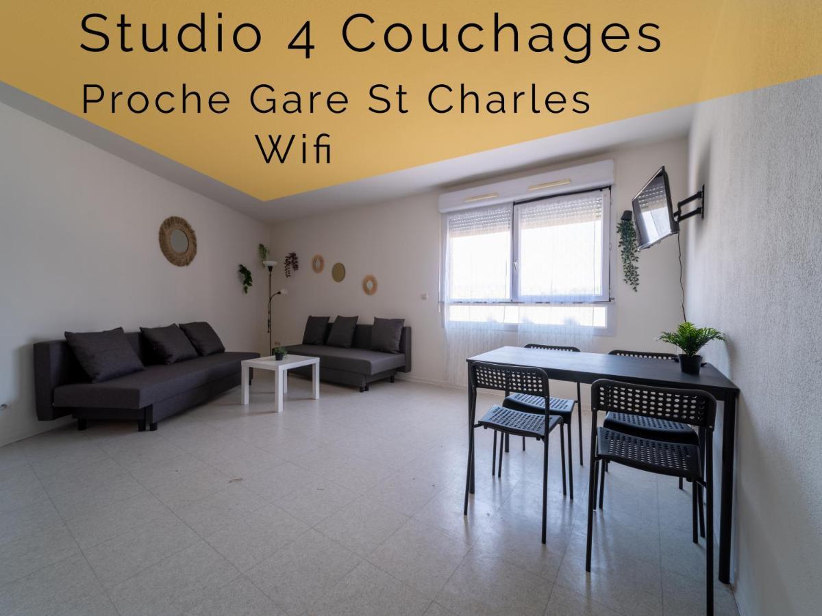 Appartement Climatise Avec Parking A 6Min A Pied De La Gare St Charles Marsella Exterior foto